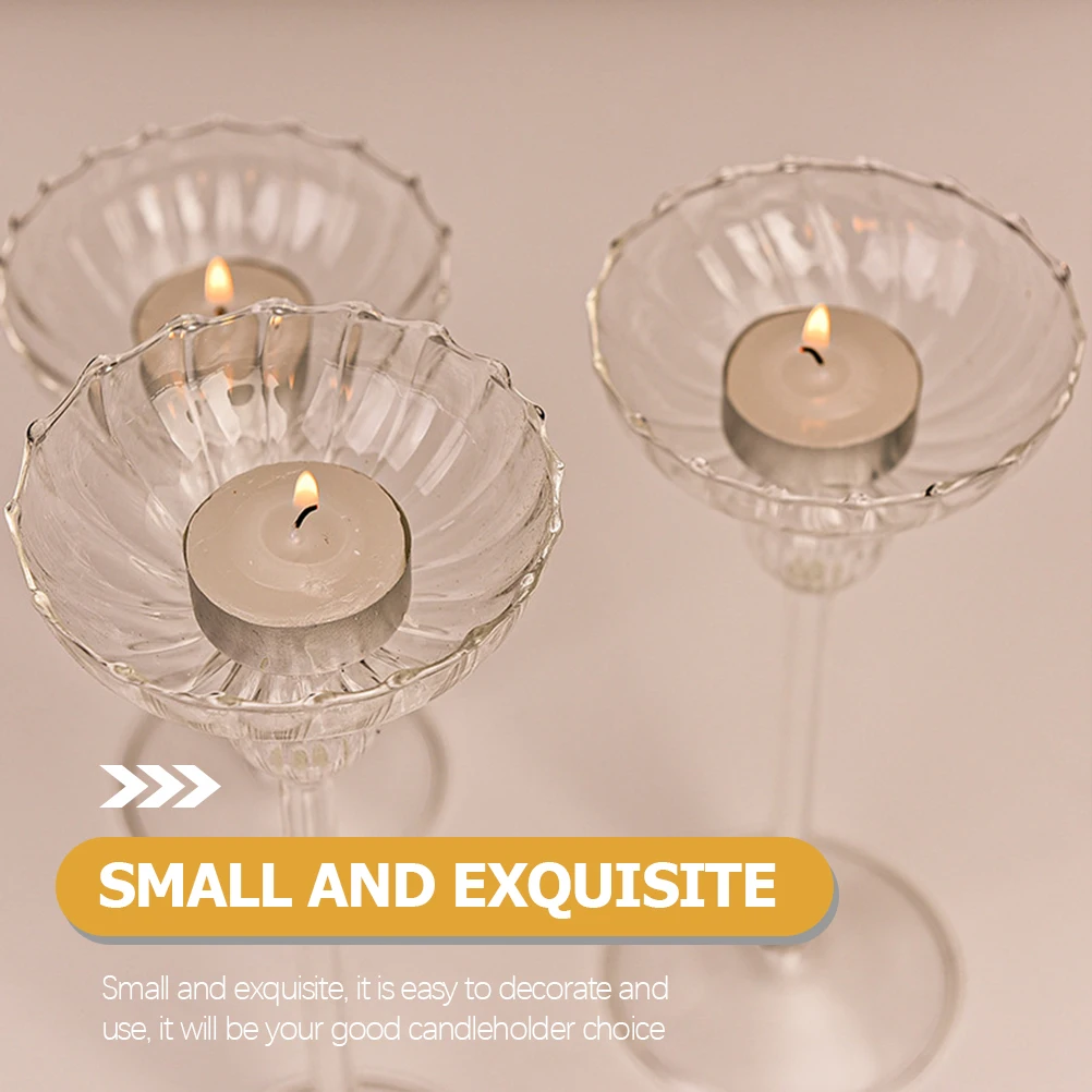 3Pcs Decorative Glass Pillar Stand Elegant Tea Light Holder Romantic Wedding Banquet Candlestick
3Pcs Decorative Glass Pillar Stand Elegant Tea Light Holder Romantic Wedding Banquet Candlestick