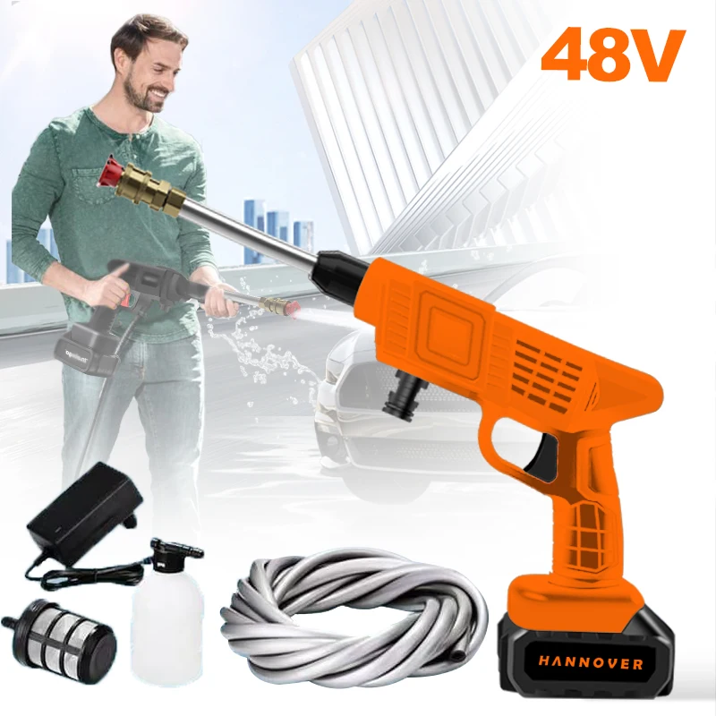 Portable Battery Washing Wireless Car Wash Machine Cordless Car Care High-pressure Cleaning Water Spray Gun Car Washer
Portable Battery Washing Wireless Car Wash Machine Cordless Car Care High-pressure Cleaning Water Spray Gun Car Washer