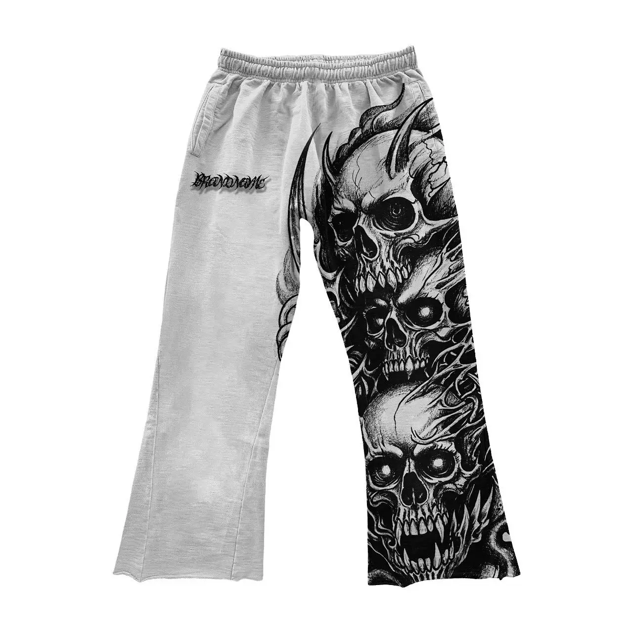 Широкие брюки Y2K с принтом черепов для мужчин и женщин, уличная одежда в стиле Харадзюку, свободные брюки с узором крыльев, эластичный пояс, повседневные штаны
Широкие брюки Y2K с принтом черепов для мужчин и женщин, уличная одежда в стиле Харадзюку, свободные брюки с узором крыльев, эластичный пояс, повседневные штаны