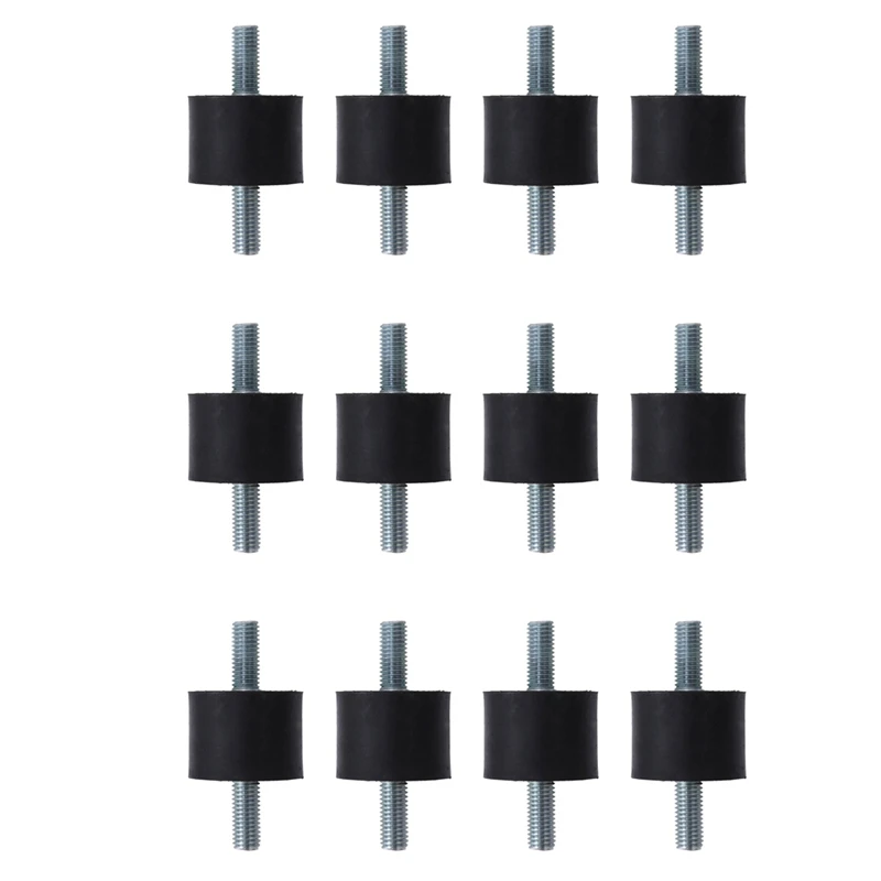 【Superdeals】12 Pieces M10 Rubber Shock Absorber Double External Thread Rubber Anti-Vibration Vibration Isolator Durable
【Superdeals】12 Pieces M10 Rubber Shock Absorber Double External Thread Rubber Anti-Vibration Vibration Isolator Durable