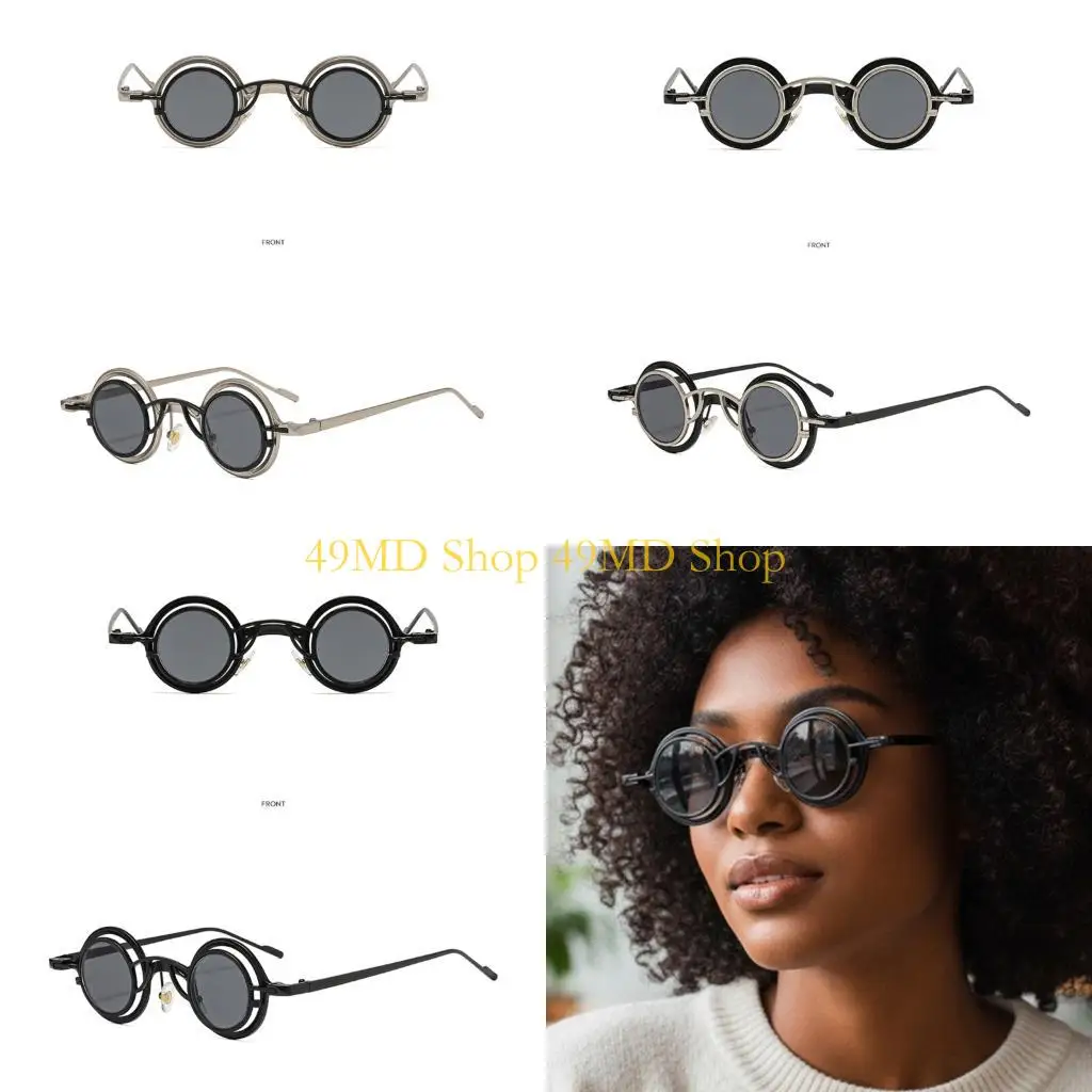 49MD Trendy Round Frame Sunglasses with Sun Protecting for Sports Enthusiasts
49MD Trendy Round Frame Sunglasses with Sun Protecting for Sports Enthusiasts