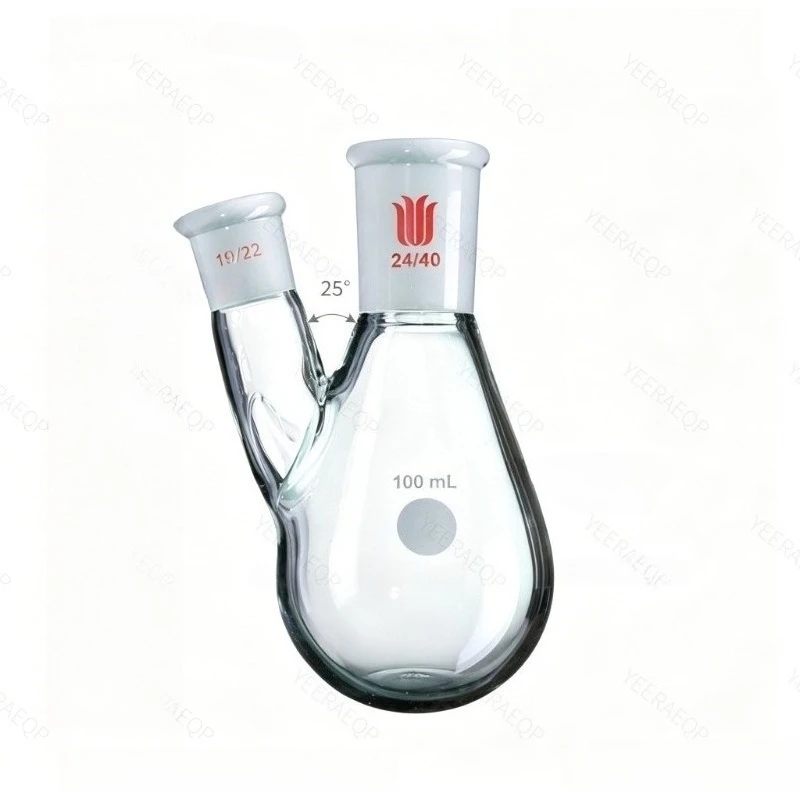 SYNTHWARE Thick walled slanted two necked bottle Two-necked flask oblique shape Capacity 50/100/250-2000mL Borosilicate glass
SYNTHWARE Thick walled slanted two necked bottle Two-necked flask oblique shape Capacity 50/100/250-2000mL Borosilicate glass