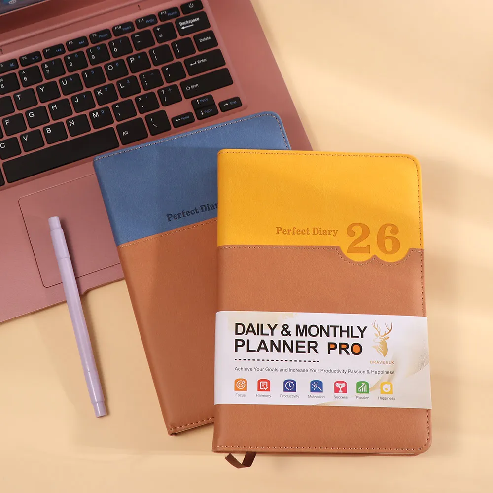 Ежедневник-планировщик на 365 дней 2026 года, формат А5, на английском языке, для повышения эффективности, с плотной бумагой, для самодисциплины
Ежедневник-планировщик на 365 дней 2026 года, формат А5, на английском языке, для повышения эффективности, с плотной бумагой, для самодисциплины