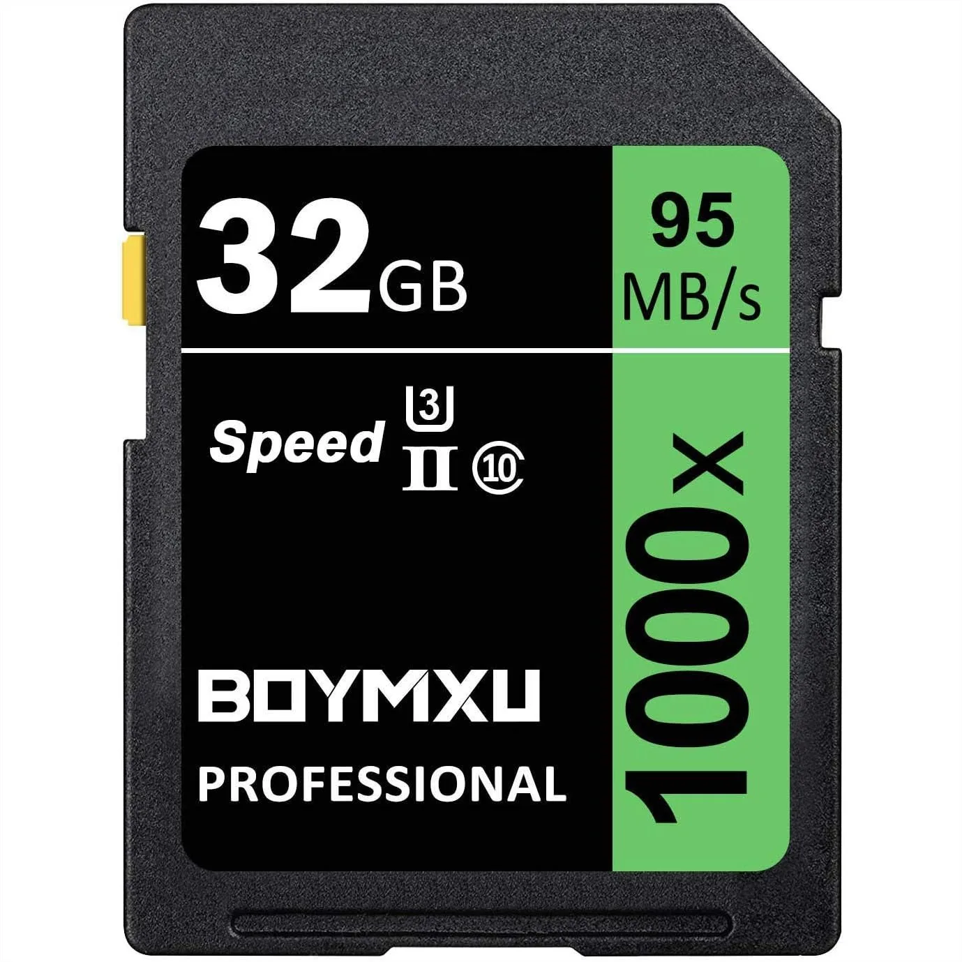 32GB Memory Card Class 10 U3, Up to 95MB/s Read Speed for Cameras Camcorders Laptops, Green/Black
32GB Memory Card Class 10 U3, Up to 95MB/s Read Speed for Cameras Camcorders Laptops, Green/Black