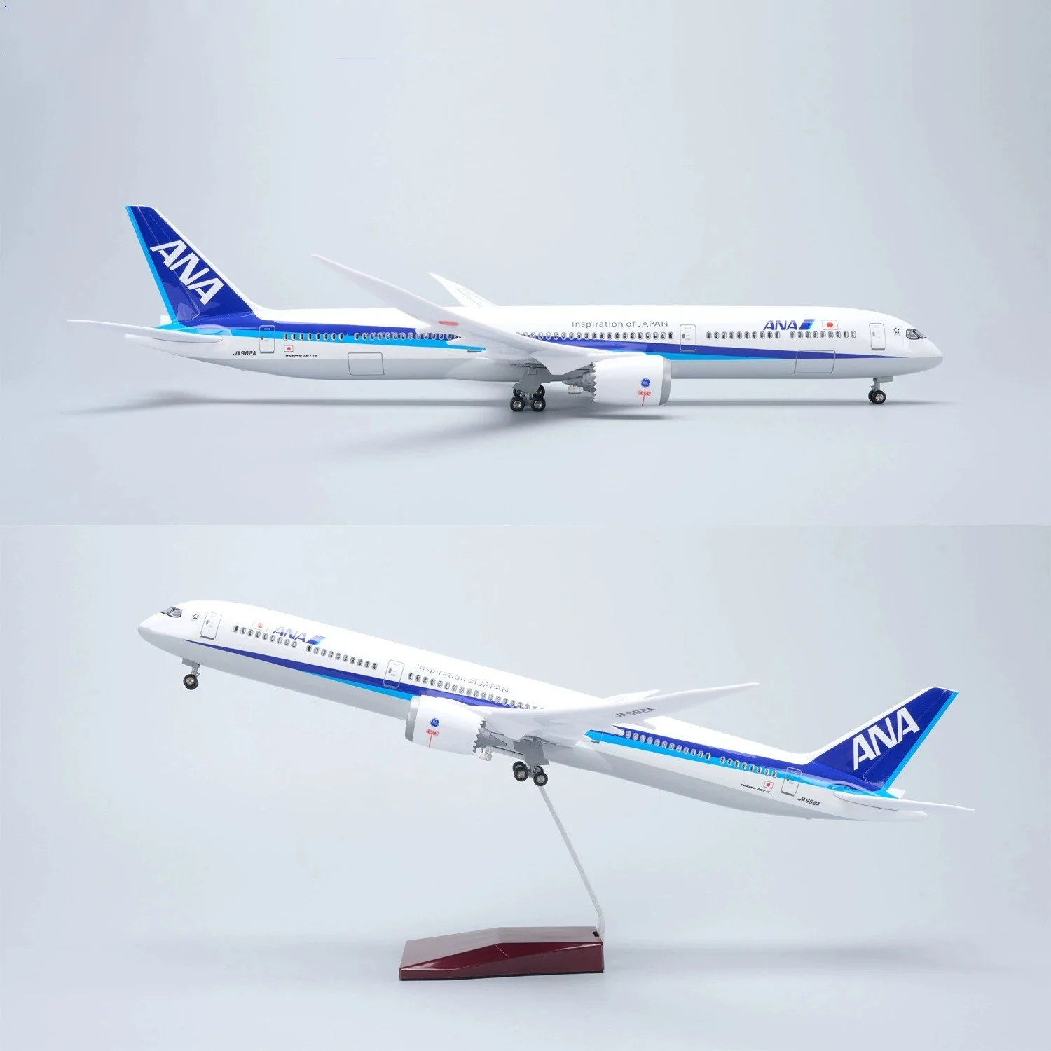 Scale Plane 47cm ANA Japan Airlines B787-10 Resin Aircraft Model With LED Light Collectible Miniatures Airplane Diecast Display
Scale Plane 47cm ANA Japan Airlines B787-10 Resin Aircraft Model With LED Light Collectible Miniatures Airplane Diecast Display