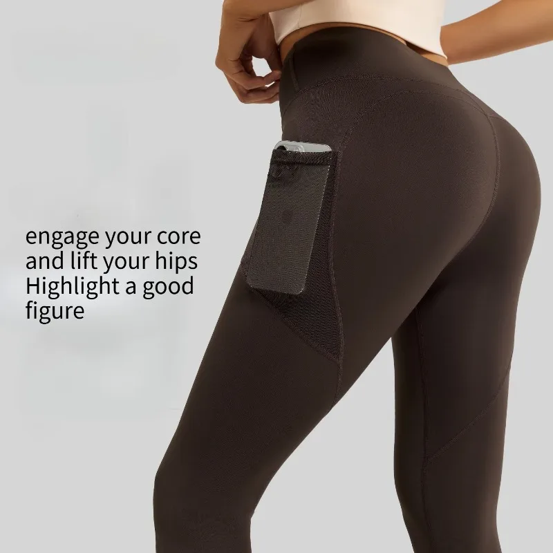 Осень 2024, новые сетчатые спортивные брюки для фитнеса с боковыми карманами, эластичные брюки для бега с высокой талией и подъемом бедер, женские тонкие брюки для йоги 
Осень 2024, новые сетчатые спортивные брюки для фитнеса с боковыми карманами, эластичные брюки для бега с высокой талией и подъемом бедер, женские тонкие брюки для йоги