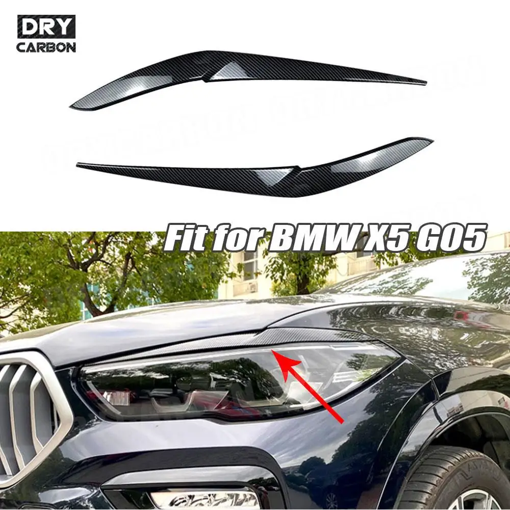 Car Accessories Carbon Fiber 2Pcs Headlamp Eyebrow Eyelid Cover Decorative Trim Bodykits for BMW X5 G05 M Sport 2019 +
Car Accessories Carbon Fiber 2Pcs Headlamp Eyebrow Eyelid Cover Decorative Trim Bodykits for BMW X5 G05 M Sport 2019 +