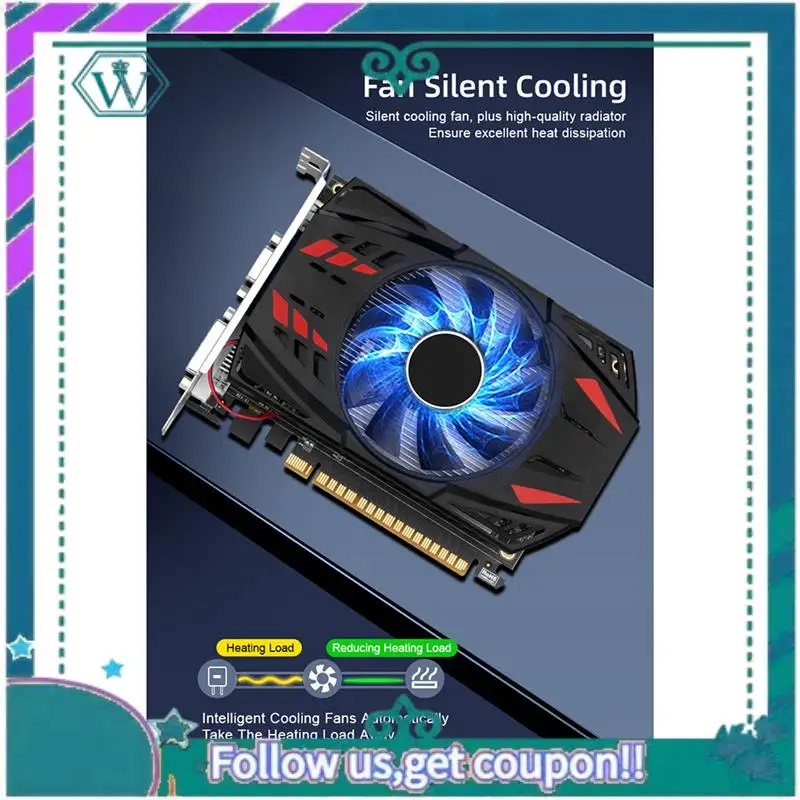 Upgraded Geforce GT710 2GB DDR3 Graphics Card 64 Bit 954 Mhz 667 Mhz 28 Nm Pcle X8 2.0 VGA+HD+DVI Video Card Easy Install 
Upgraded Geforce GT710 2GB DDR3 Graphics Card 64 Bit 954 Mhz 667 Mhz 28 Nm Pcle X8 2.0 VGA+HD+DVI Video Card Easy Install