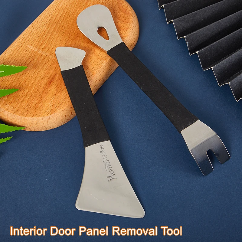 Stainless Steel Trim Removal Tool Two End Trim Removal Level Pry Tools Interior Door Panel Audio Terminal Fastener Remover Tools
Stainless Steel Trim Removal Tool Two End Trim Removal Level Pry Tools Interior Door Panel Audio Terminal Fastener Remover Tools