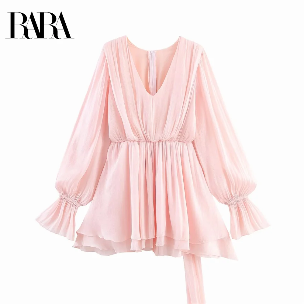 RARA2025 new summer women's clothing casual gentle fairy irregular design belt waist temperament long sleeve dress
RARA2025 new summer women's clothing casual gentle fairy irregular design belt waist temperament long sleeve dress