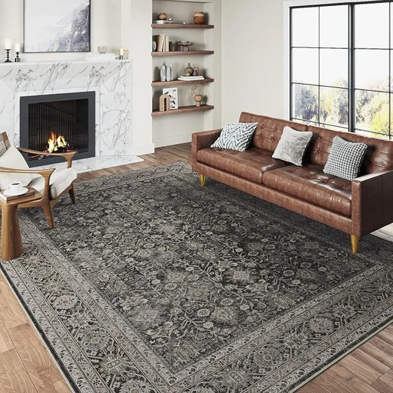 5x7 Rust Red Washable Living Room Large Carpet Non Slip Bedroom Indoor Office Low Pile Traditional Distressed Retro
5x7 Rust Red Washable Living Room Large Carpet Non Slip Bedroom Indoor Office Low Pile Traditional Distressed Retro