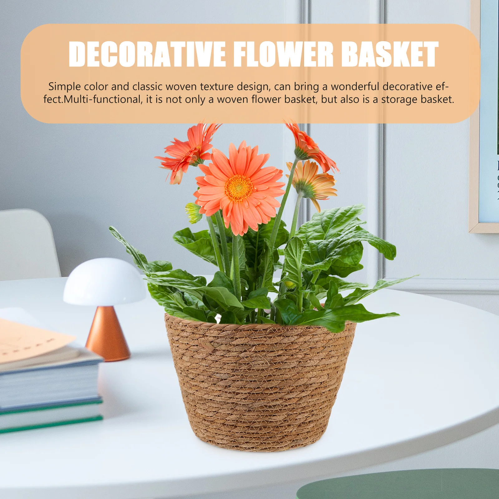 2Pcs Woven Plant Basket Indoor Plants Container Basket Rustic Natural Texture Flower Arrangement Supply for Home Hotel Garden
2Pcs Woven Plant Basket Indoor Plants Container Basket Rustic Natural Texture Flower Arrangement Supply for Home Hotel Garden