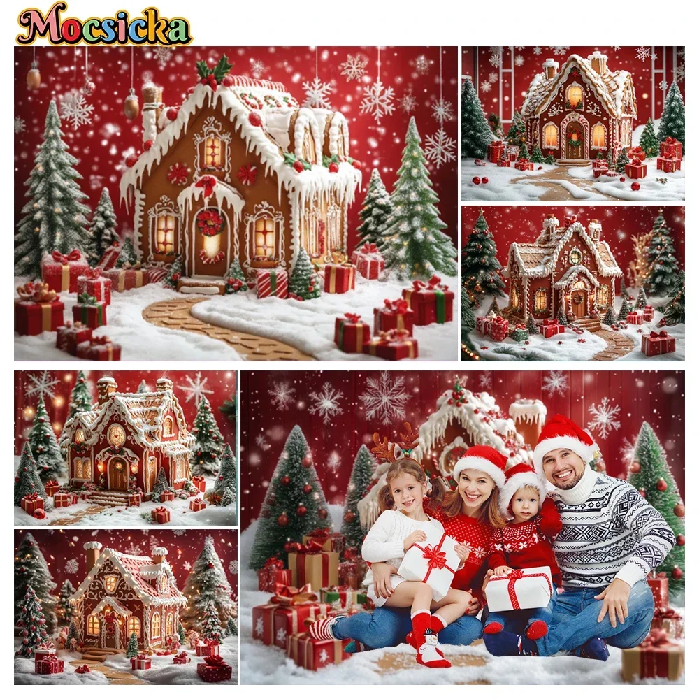 Mocsicka Winter Christmas Photography Backgrounds Xmas Tree Candy Cottage Holiday Holiday Adult Family Photo Backdrops Studio
Mocsicka Winter Christmas Photography Backgrounds Xmas Tree Candy Cottage Holiday Holiday Adult Family Photo Backdrops Studio