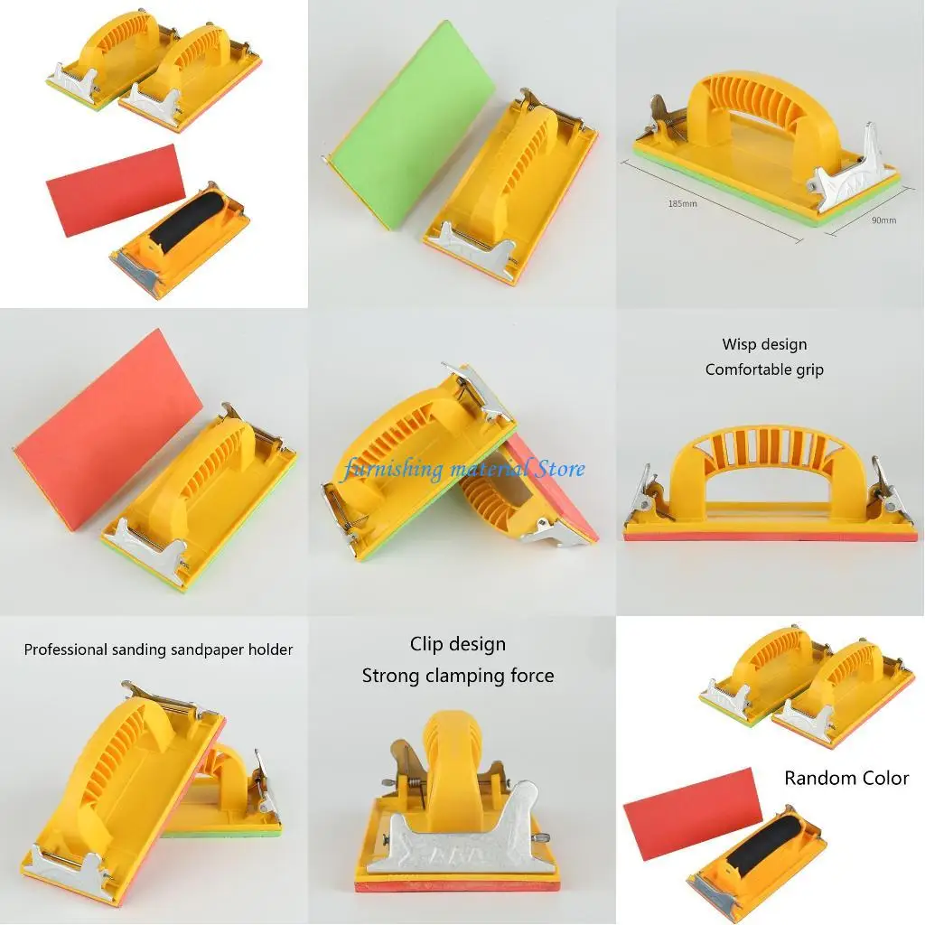 Y5GD Прочный ручной шлифовальный блок Ручная шлифовальная машина с губкой/пластмассовой ручкой, держатель наждачной бумаги для
Y5GD Прочный ручной шлифовальный блок Ручная шлифовальная машина с губкой/пластмассовой ручкой, держатель наждачной бумаги для