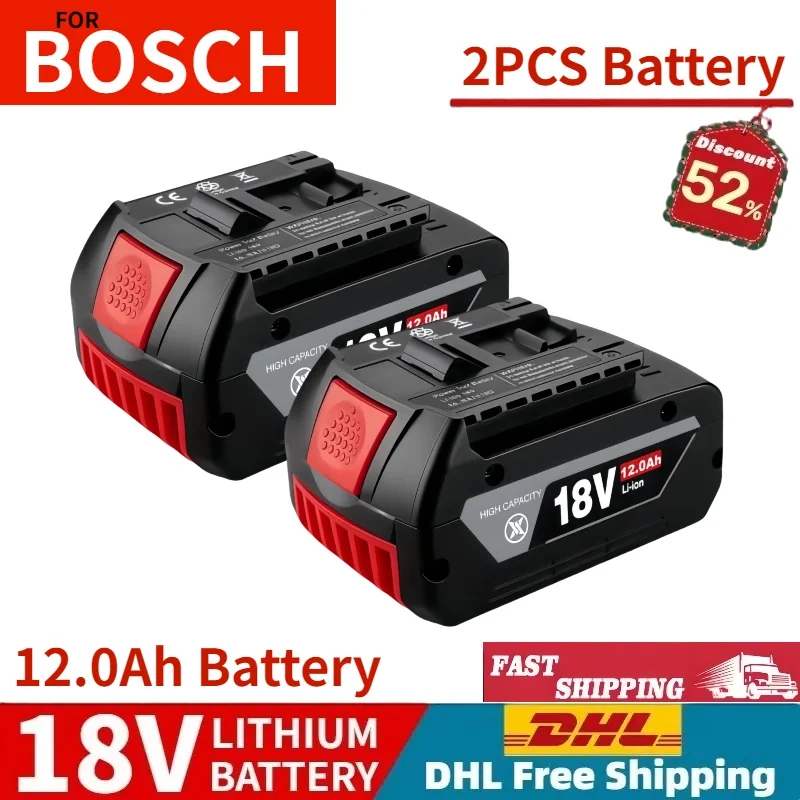 18V 10.0Ah Rechargeable Battery For Bosch18V 6.0AH Backup Battery Portable Replacement GBA GSR GSB BAT618BAT609 BAT620
18V 10.0Ah Rechargeable Battery For Bosch18V 6.0AH Backup Battery Portable Replacement GBA GSR GSB BAT618BAT609 BAT620