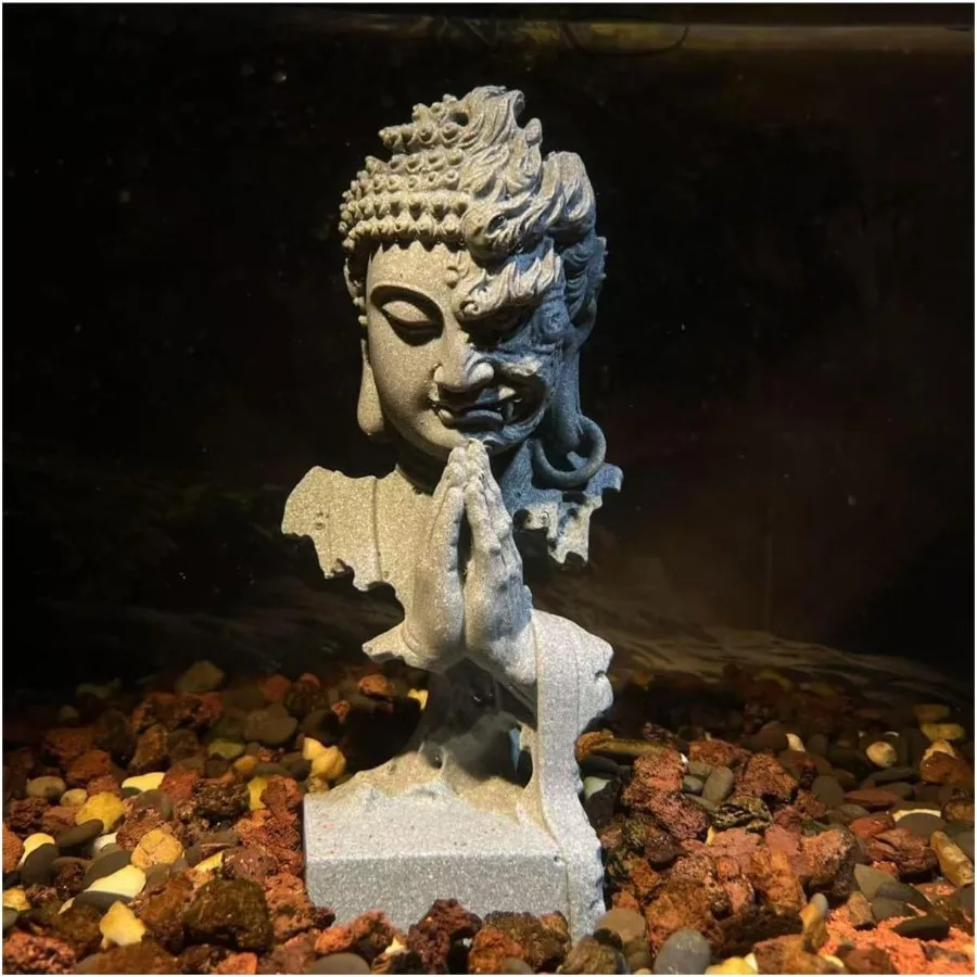 Meditating Buddha Statue Zen Garden Statues Sandstone Thinker Buddha Sculpture Figurine for Fish Tank Aquarium Home Decorations
Meditating Buddha Statue Zen Garden Statues Sandstone Thinker Buddha Sculpture Figurine for Fish Tank Aquarium Home Decorations