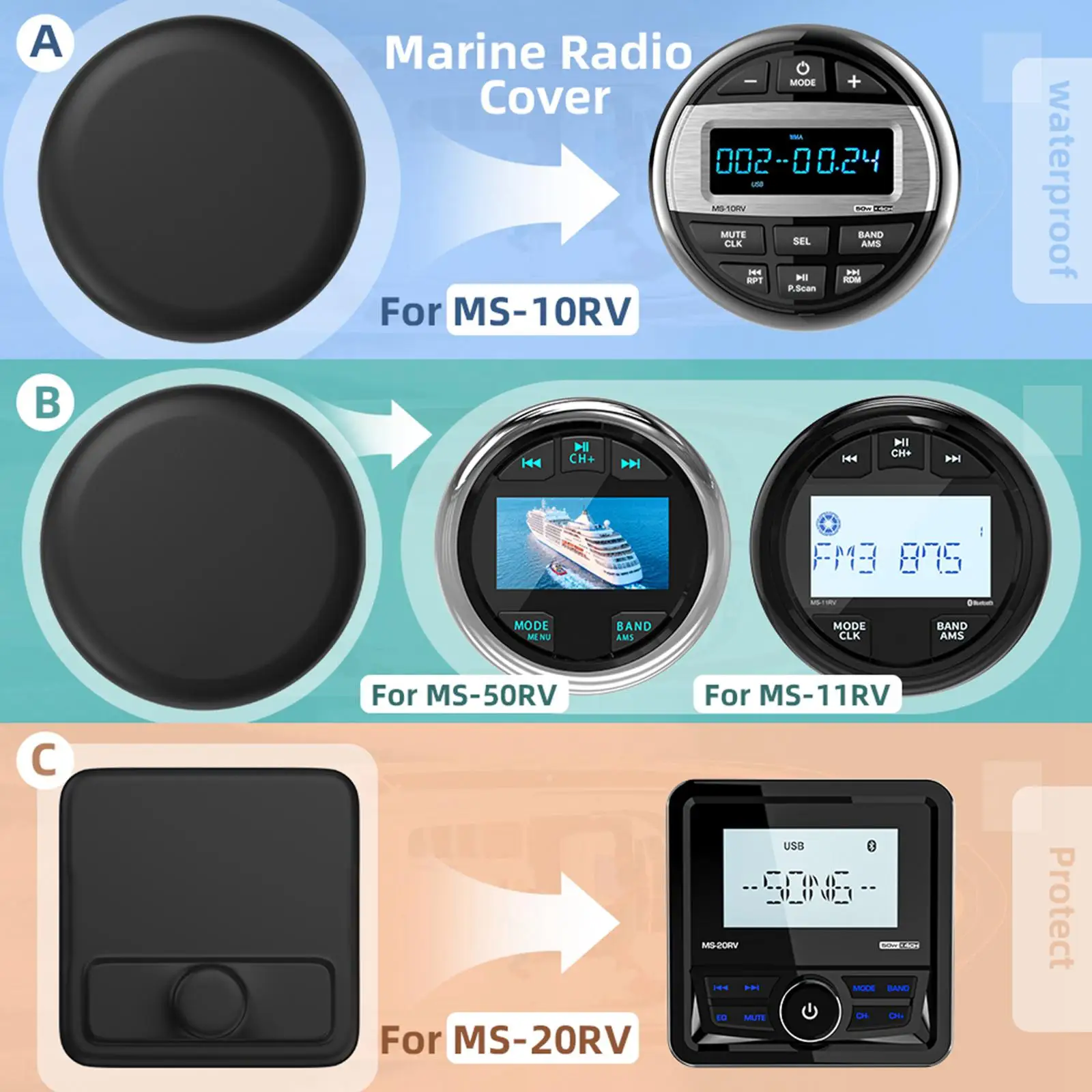 Marine Radio Protective Cover Practical Protector Professional Protection
Marine Radio Protective Cover Practical Protector Professional Protection