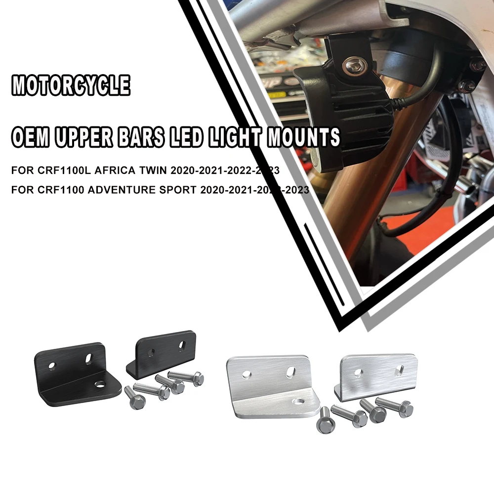 FOR Honda CRF1100 CRF 1100 L Africa Twin Adventure Sports Light mount Fog lamp Spotlight Bracket Holder 2020 2021 2022 2023
FOR Honda CRF1100 CRF 1100 L Africa Twin Adventure Sports Light mount Fog lamp Spotlight Bracket Holder 2020 2021 2022 2023