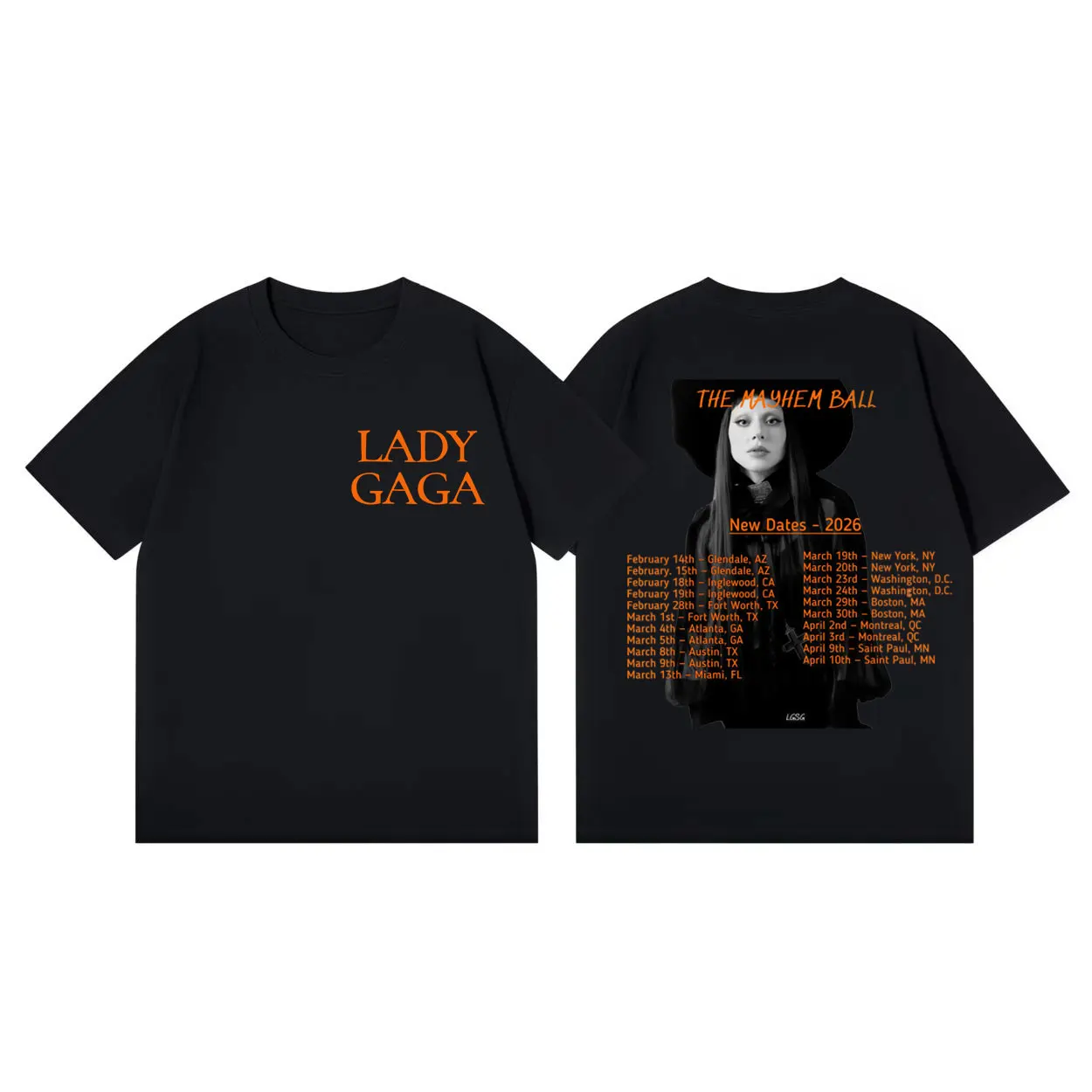 Singer Lady Gaga The Mayhem Ball Tour 2026 T-shirts High Quality Fashion Short Sleeve T Shirts Men Women Casual Cotton T-shirt
Singer Lady Gaga The Mayhem Ball Tour 2026 T-shirts High Quality Fashion Short Sleeve T Shirts Men Women Casual Cotton T-shirt