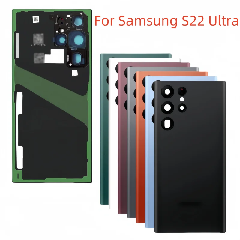 Battery Cover For Samsung Galaxy S22 Ultra 5G SM-S908B/DS SM-S908U1 SM-S908W Back Cover Rear Housing Replacement
Battery Cover For Samsung Galaxy S22 Ultra 5G SM-S908B/DS SM-S908U1 SM-S908W Back Cover Rear Housing Replacement