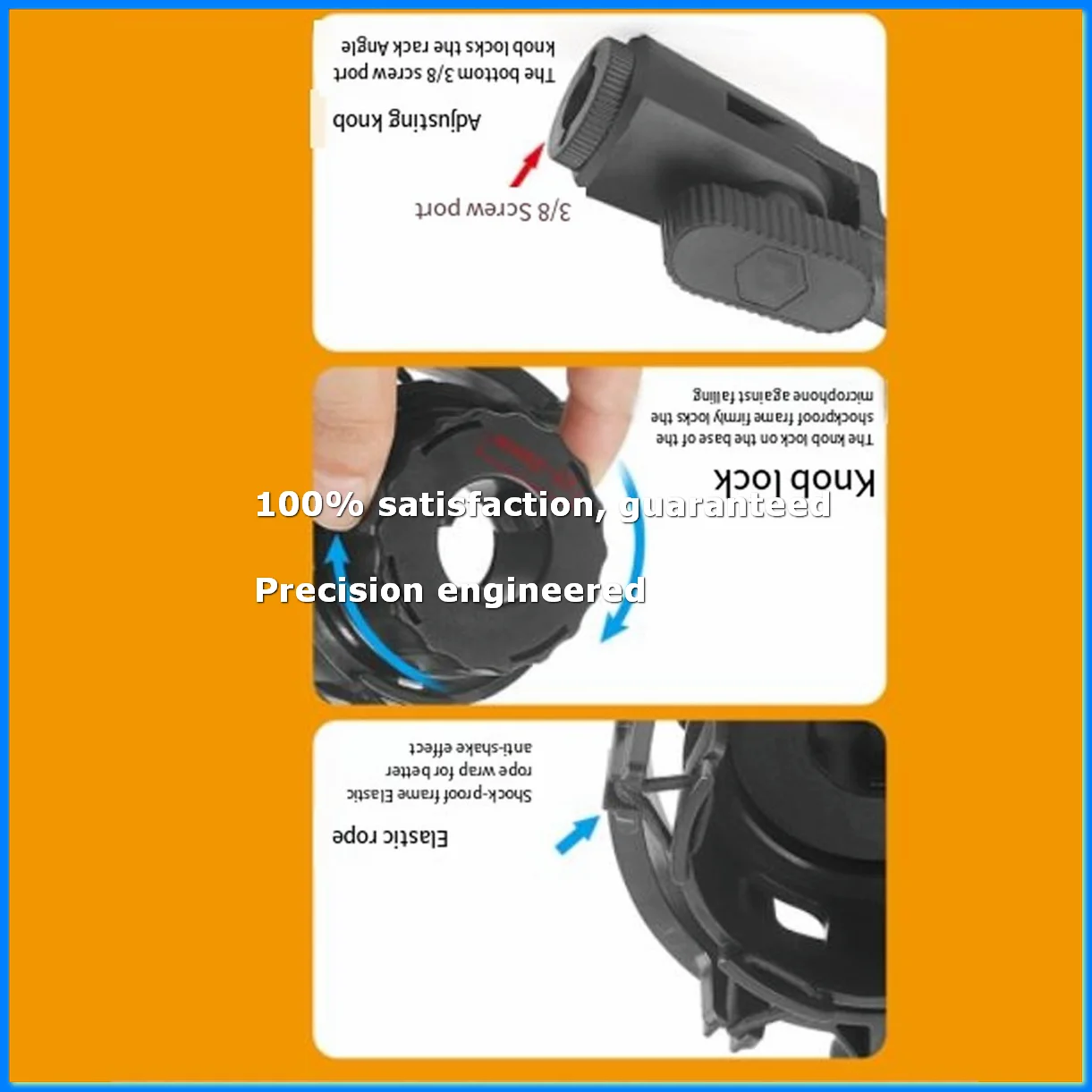 Microphone Shock Mount for PC-K220 Broadcast Clip Studio Recording Mic Holder Spider Condenser-ELEC
Microphone Shock Mount for PC-K220 Broadcast Clip Studio Recording Mic Holder Spider Condenser-ELEC