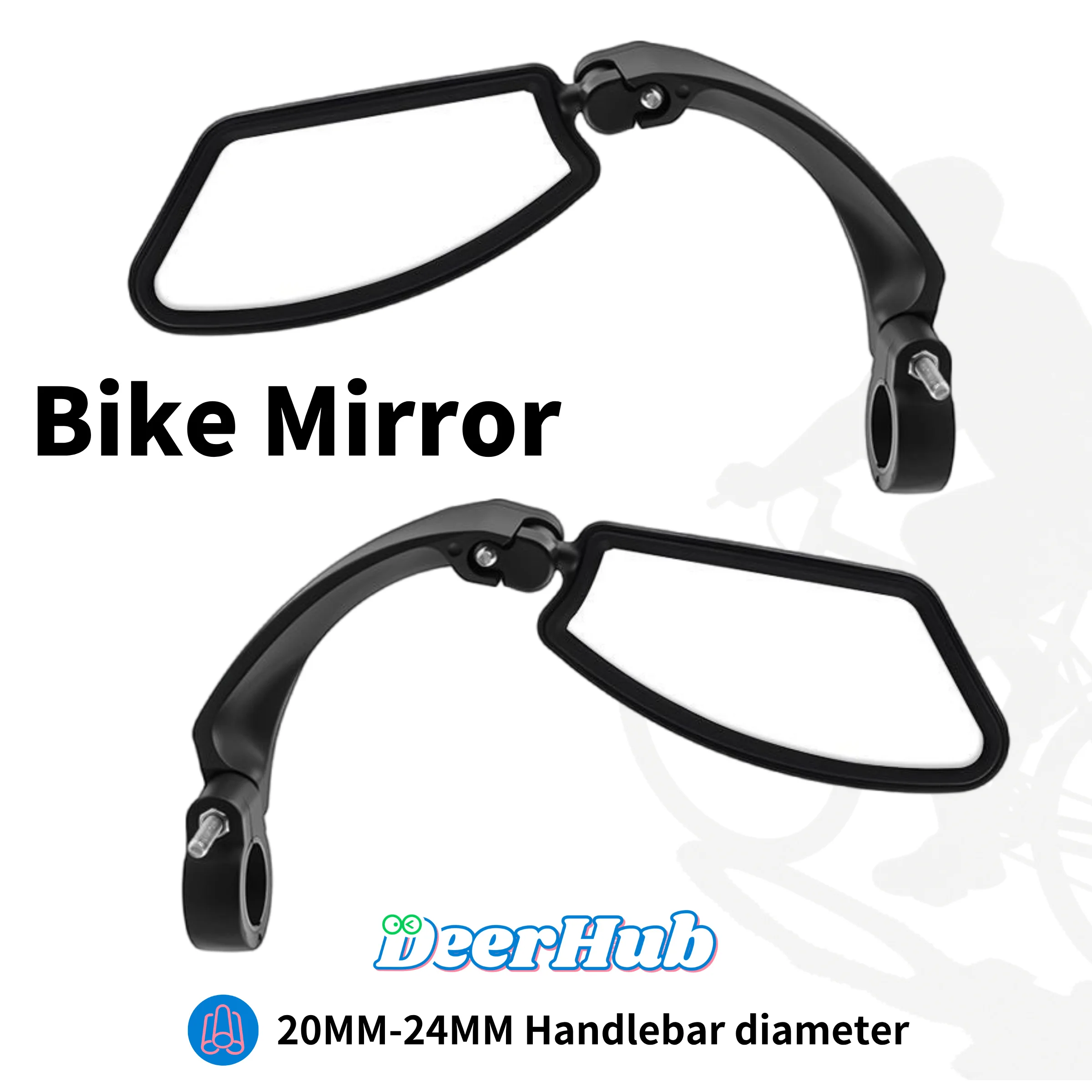 DeerHub Rhombus HD Bicycle Rearview Mirror 360° Rotatable Anti-Glare Wide View for Mountain Bike E-Bike Free Tool
DeerHub Rhombus HD Bicycle Rearview Mirror 360° Rotatable Anti-Glare Wide View for Mountain Bike E-Bike Free Tool