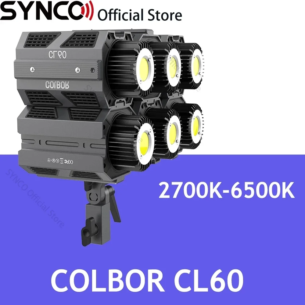 Synco COLBOR CL60 2700K-6500K Photographic Lighting Professional Video Light for Canon Nikon Shooting Photo Studio
Synco COLBOR CL60 2700K-6500K Photographic Lighting Professional Video Light for Canon Nikon Shooting Photo Studio