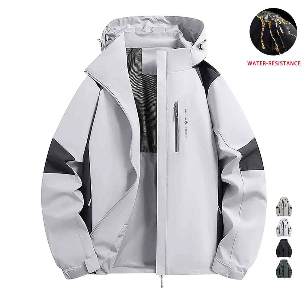 Men's Lightweight Windbreaker Jackets Water-Resistant Windbreakers Outdoor Hooded Coats With Zipper Pocket Casual Hiking Outwear
Men's Lightweight Windbreaker Jackets Water-Resistant Windbreakers Outdoor Hooded Coats With Zipper Pocket Casual Hiking Outwear