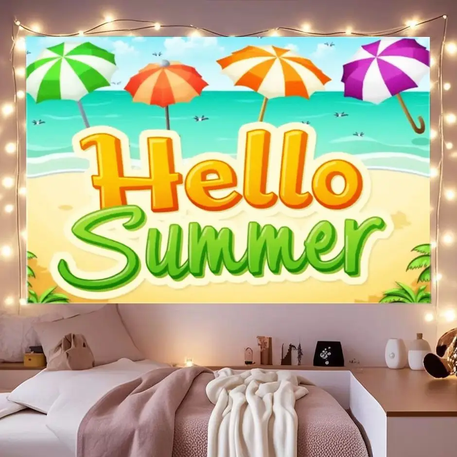 VIKAMA Summer Tapestry Tropical Flamingo Style Living Room And Bedroom Wall Decoration Indoor And Outdoor Summer Banners
VIKAMA Summer Tapestry Tropical Flamingo Style Living Room And Bedroom Wall Decoration Indoor And Outdoor Summer Banners