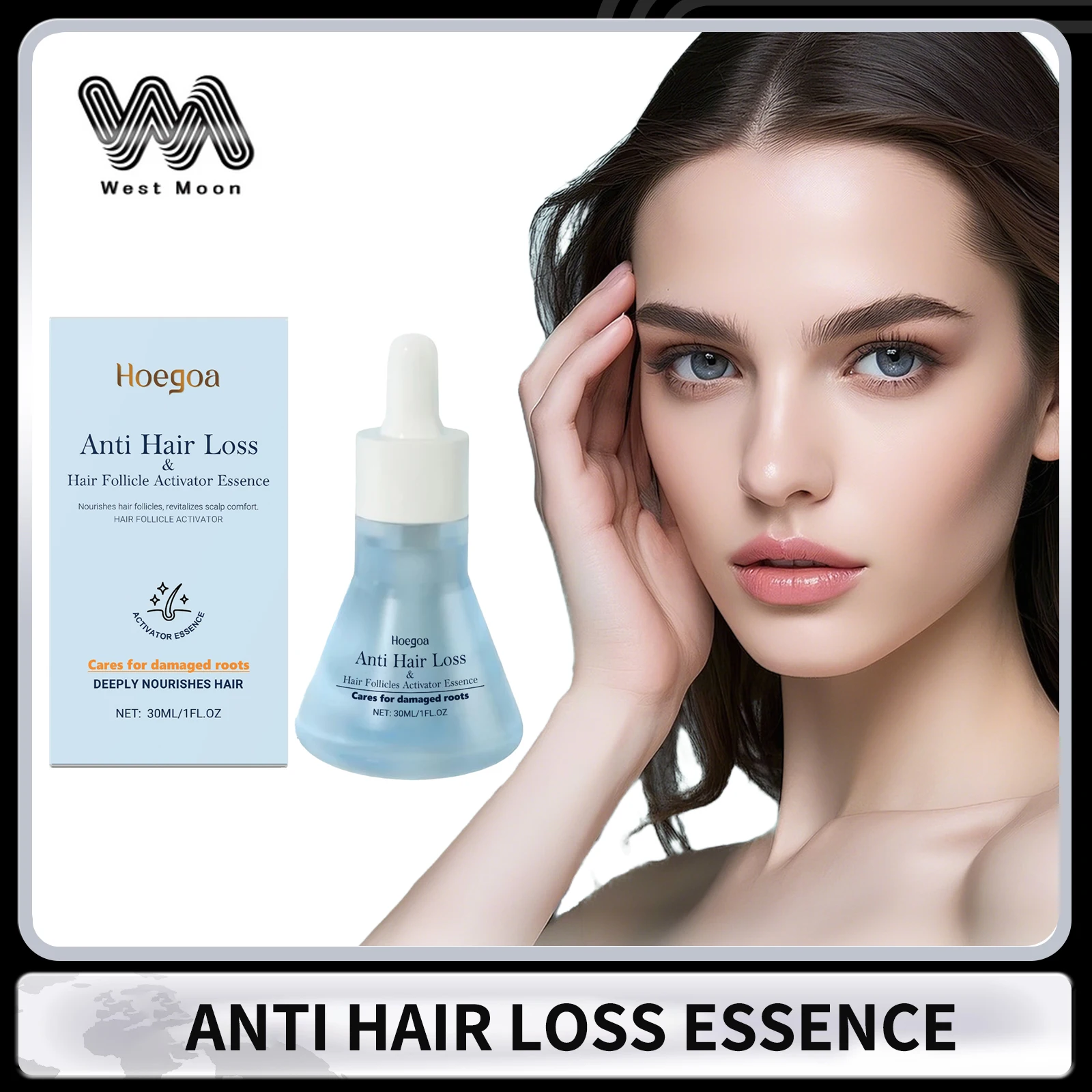 Anti Hair Loss Hair Follicle Activator Essence Prevent Hair Breakage Strengthen Hair Roots Nourishing Scalp Hair Care Serum 30ml
Anti Hair Loss Hair Follicle Activator Essence Prevent Hair Breakage Strengthen Hair Roots Nourishing Scalp Hair Care Serum 30ml