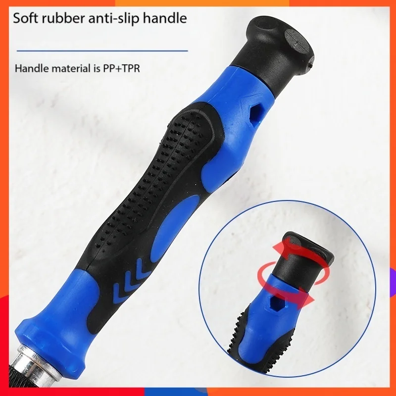 Magnetic Screwdriver Set Professional Repair Tool Kit with Multi-position Flexible Shaft Extension Steel Bit for Electronics DIY
Magnetic Screwdriver Set Professional Repair Tool Kit with Multi-position Flexible Shaft Extension Steel Bit for Electronics DIY
