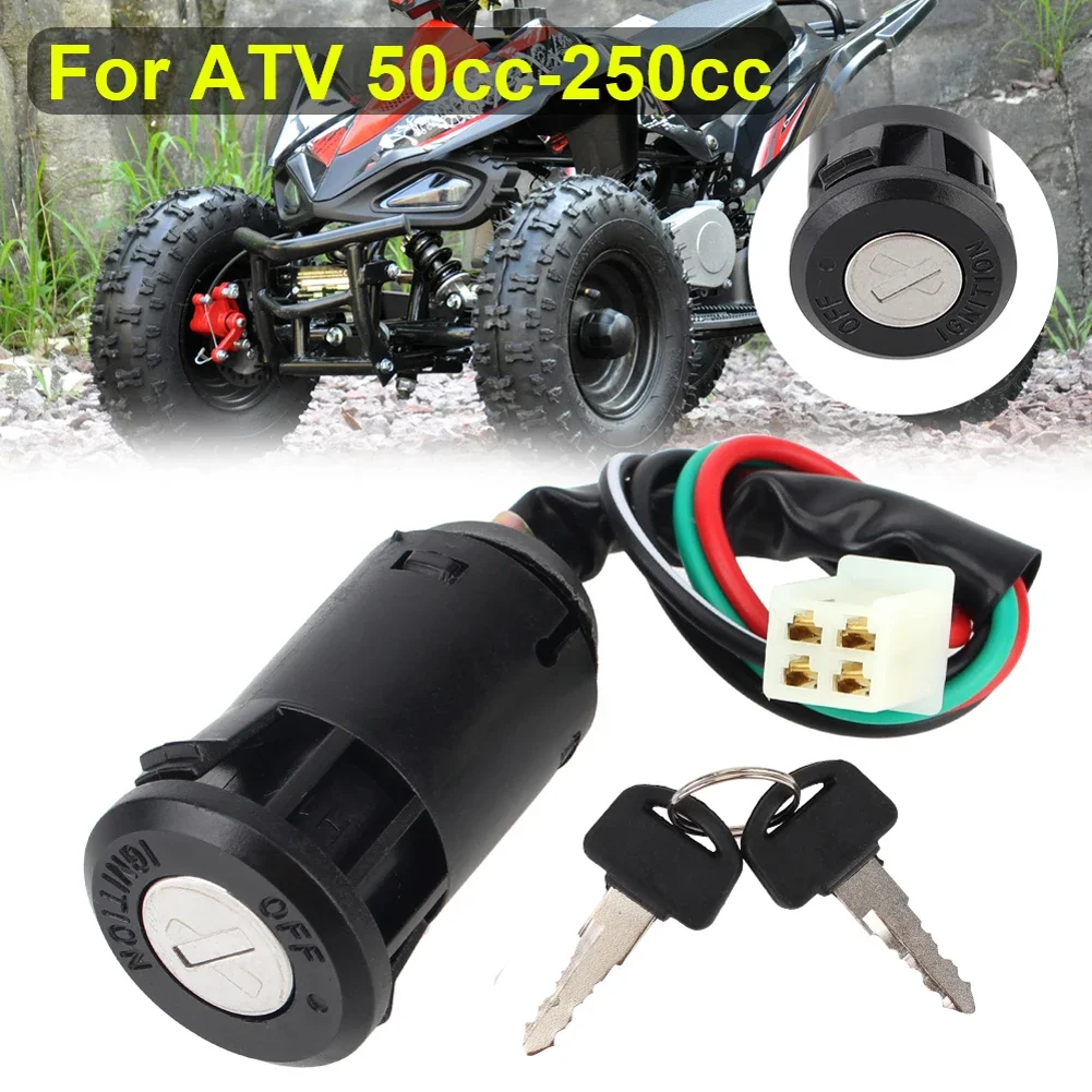 Universal Motorcycle Karting Ignition Switch 4 Pin Wire Cylindrical On/Off Switch for ATV 50/70/90/110/150/250cc Moto Accessory
Universal Motorcycle Karting Ignition Switch 4 Pin Wire Cylindrical On/Off Switch for ATV 50/70/90/110/150/250cc Moto Accessory