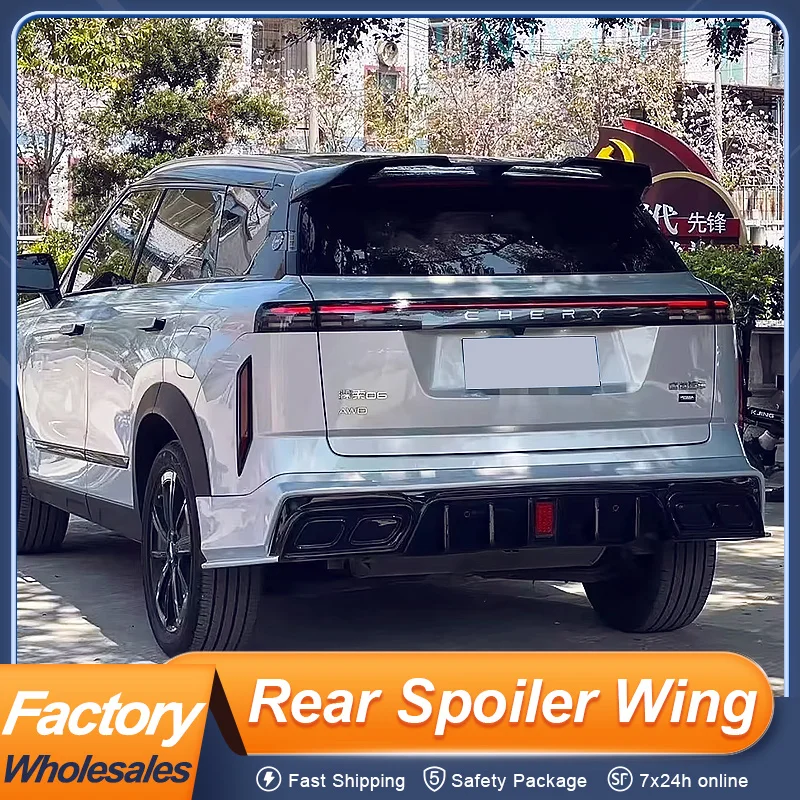 For Chery Jaecoo J7 2023 2024 2025 2026 Rear Roof Trunk Lid Car Spoiler Wing FRP Glossy BBlack Carbon Fiber Material Accessories
For Chery Jaecoo J7 2023 2024 2025 2026 Rear Roof Trunk Lid Car Spoiler Wing FRP Glossy BBlack Carbon Fiber Material Accessories