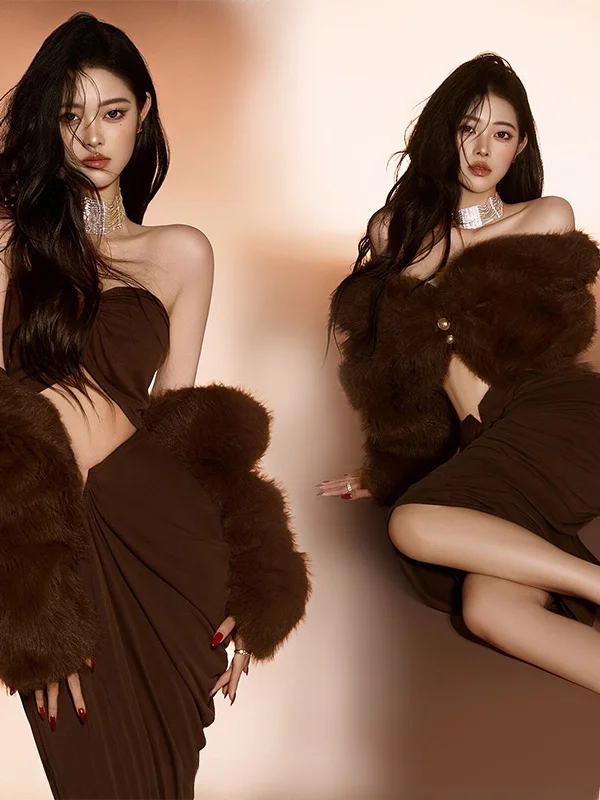 New Arrival Studio Photography Costume Sexy Art Photo Shoot Outfit Pure Desire Strapless Set Girls Bold Hot Female Models
New Arrival Studio Photography Costume Sexy Art Photo Shoot Outfit Pure Desire Strapless Set Girls Bold Hot Female Models