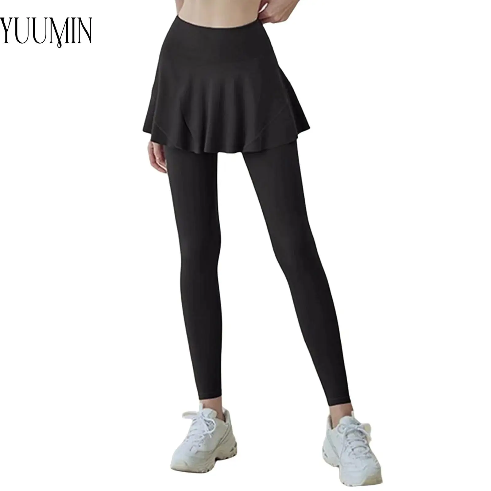 Женская спортивная одежда 2 в 1, леггинсы с юбкой, повседневная повседневная одежда, спортивные брюки с высокой талией для йоги, пилатеса, тенниса, бега, тренировок
Женская спортивная одежда 2 в 1, леггинсы с юбкой, повседневная повседневная одежда, спортивные брюки с высокой талией для йоги, пилатеса, тенниса, бега, тренировок