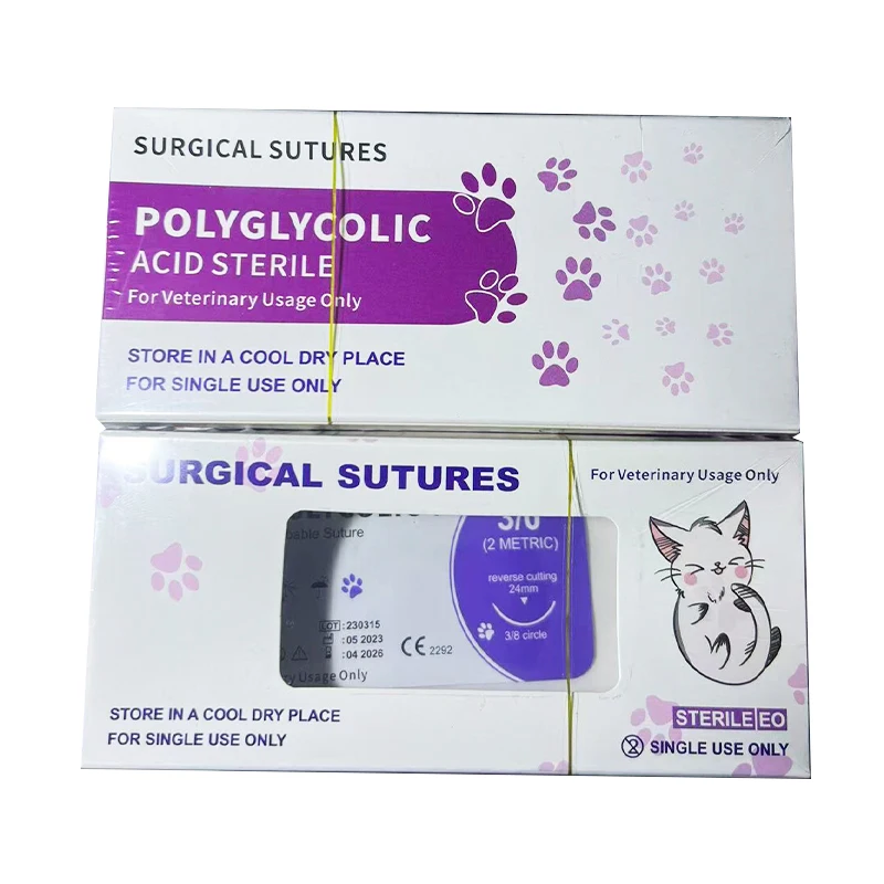 12pcs Pet Dog Specific PGA PDO 1/2 Circle 3/8 Circle 90CM With Needle 2/0 3/0 Teaching Demonstrations Exercises Use
12pcs Pet Dog Specific PGA PDO 1/2 Circle 3/8 Circle 90CM With Needle 2/0 3/0 Teaching Demonstrations Exercises Use