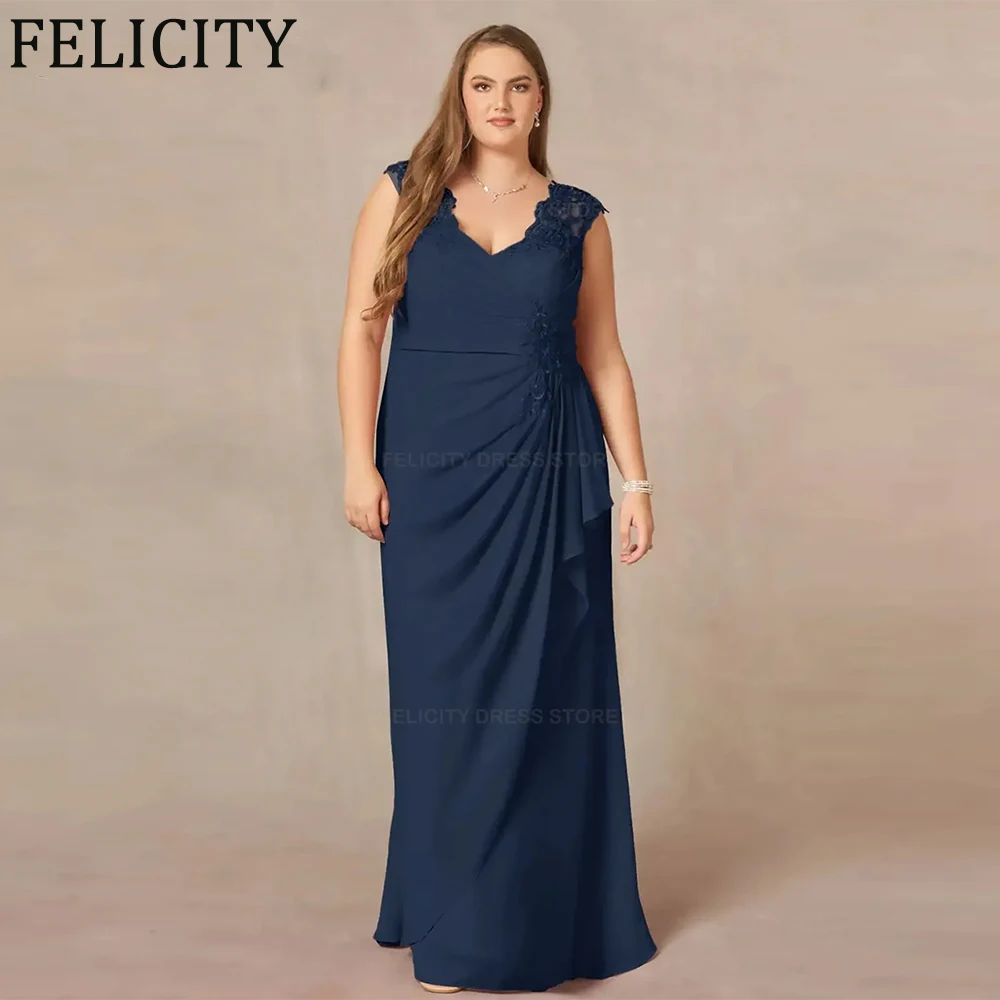Plus Size Mother of the Bride Dresses 2025 Customized A-Line Lace Chiffon Sleeveless Wedding Party Dress Robes Invitée Mariage
Plus Size Mother of the Bride Dresses 2025 Customized A-Line Lace Chiffon Sleeveless Wedding Party Dress Robes Invitée Mariage