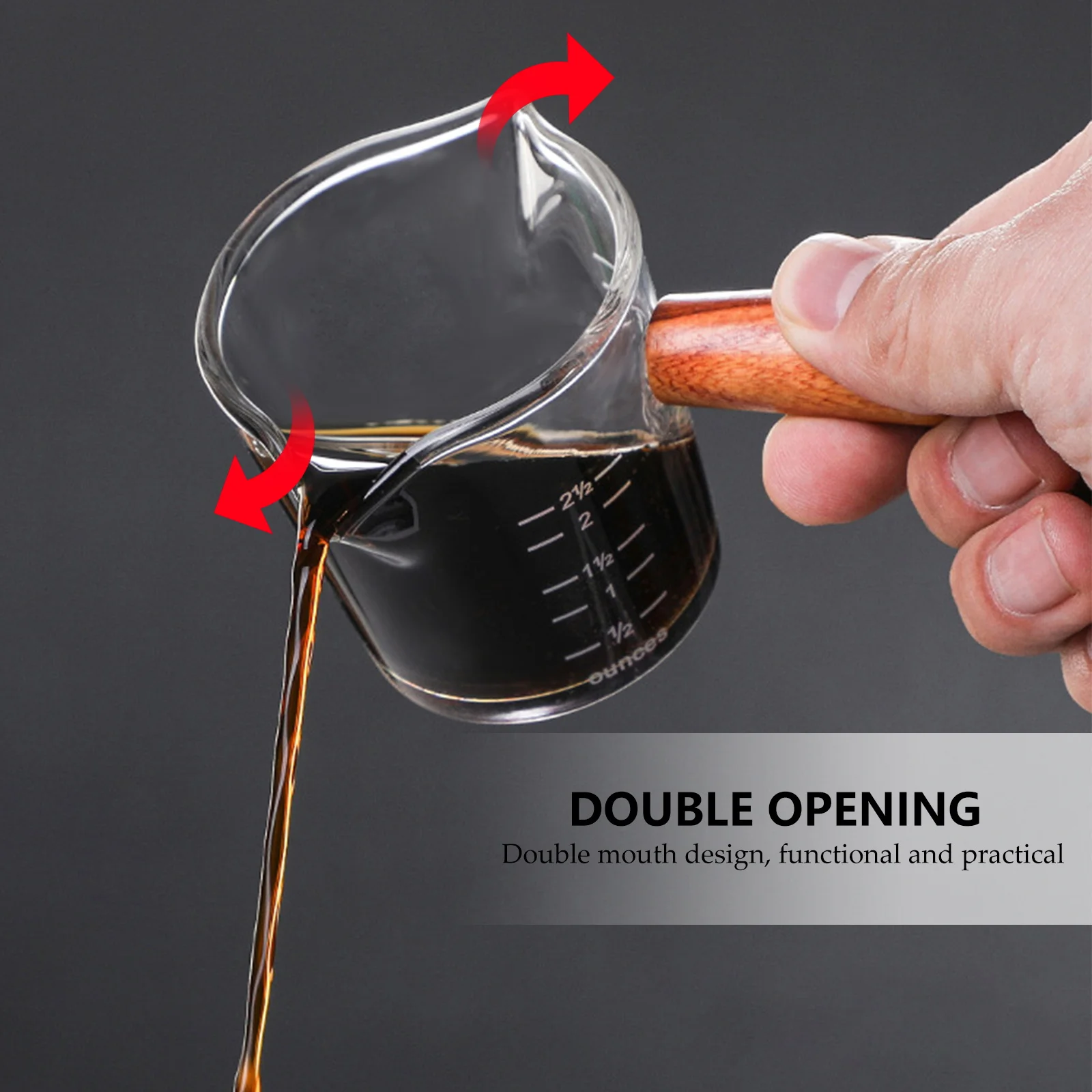 Glass Milk Pitcher With Scale Transparent Measuring Cup For Coffee Art Latte Home Restaurant Use Clear Jug Wooden Handle Design
Glass Milk Pitcher With Scale Transparent Measuring Cup For Coffee Art Latte Home Restaurant Use Clear Jug Wooden Handle Design