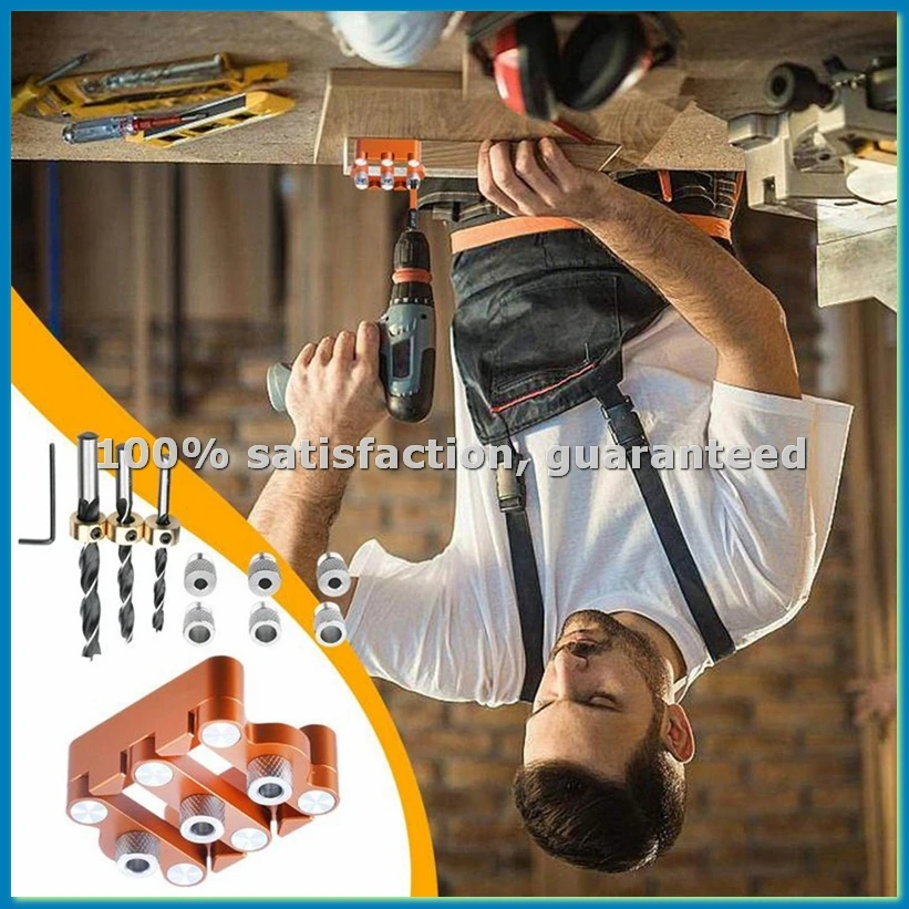 Wood Dowel Drill Guide Joints Tool Straight Holes Wood Puncher Accurate Centering Jig Hand Drill Guide for Professionals-A09I
Wood Dowel Drill Guide Joints Tool Straight Holes Wood Puncher Accurate Centering Jig Hand Drill Guide for Professionals-A09I