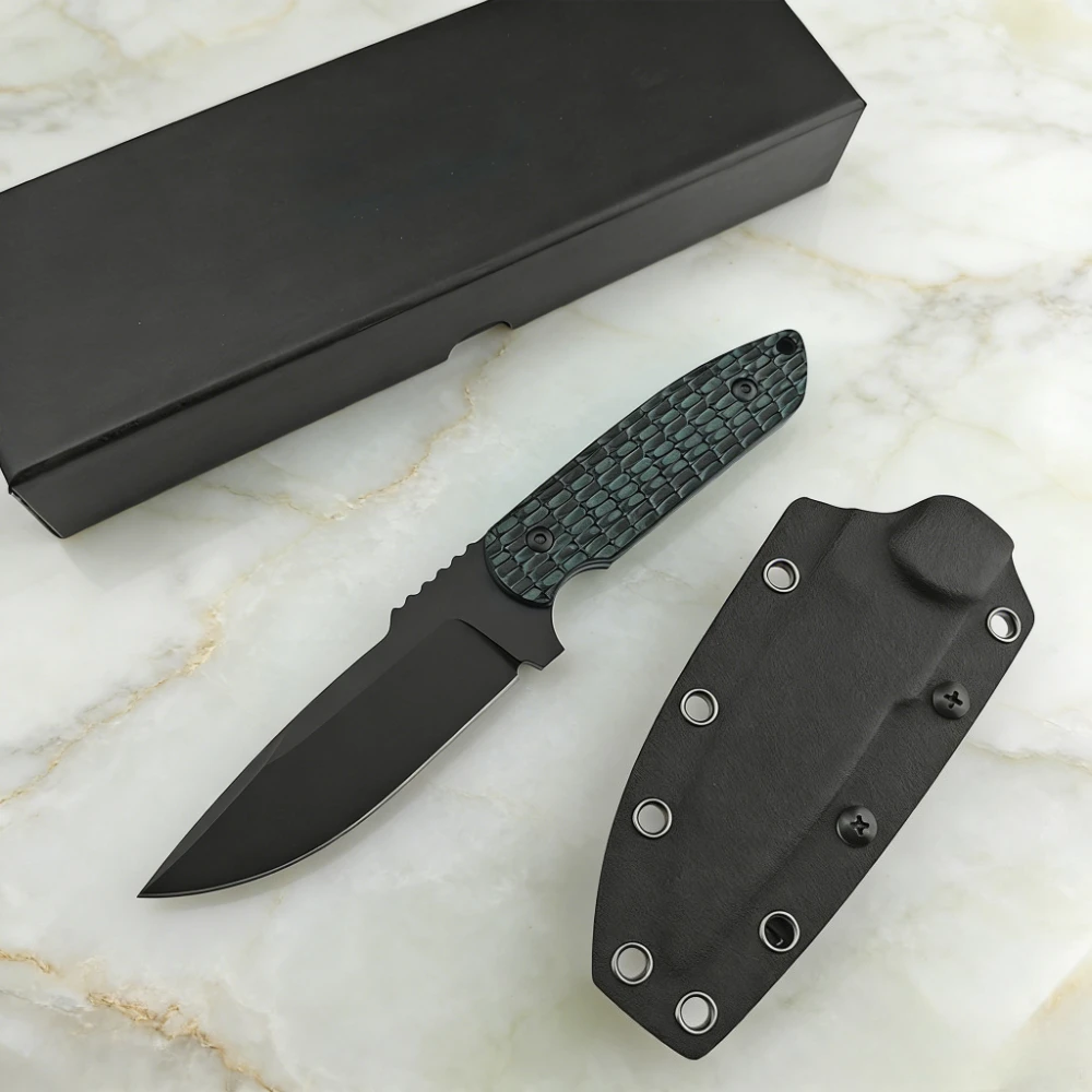 High Quality Multitools Fixed Blade Knife D2 Blade G10 Handle Outdoor Survival Camping Hiking Knives with Kydex Sheath
High Quality Multitools Fixed Blade Knife D2 Blade G10 Handle Outdoor Survival Camping Hiking Knives with Kydex Sheath