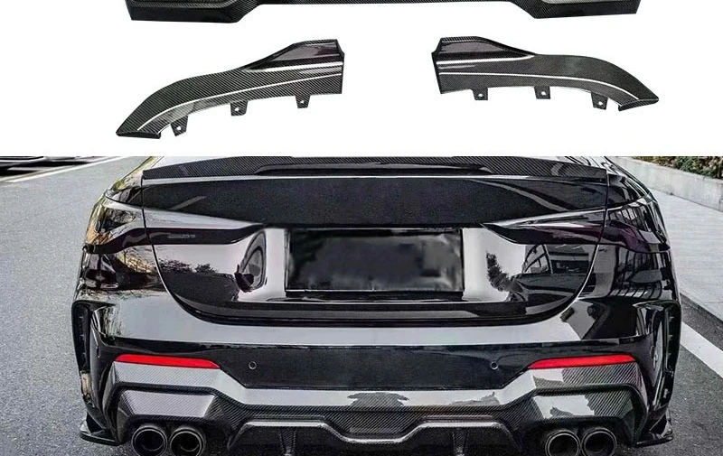 Suitable for BMW 4 Series G22 G23 Two-door Car, Carbon Fiber Rear Lip Diffuser, Rear Lip Angle Modification Surround
Suitable for BMW 4 Series G22 G23 Two-door Car, Carbon Fiber Rear Lip Diffuser, Rear Lip Angle Modification Surround
