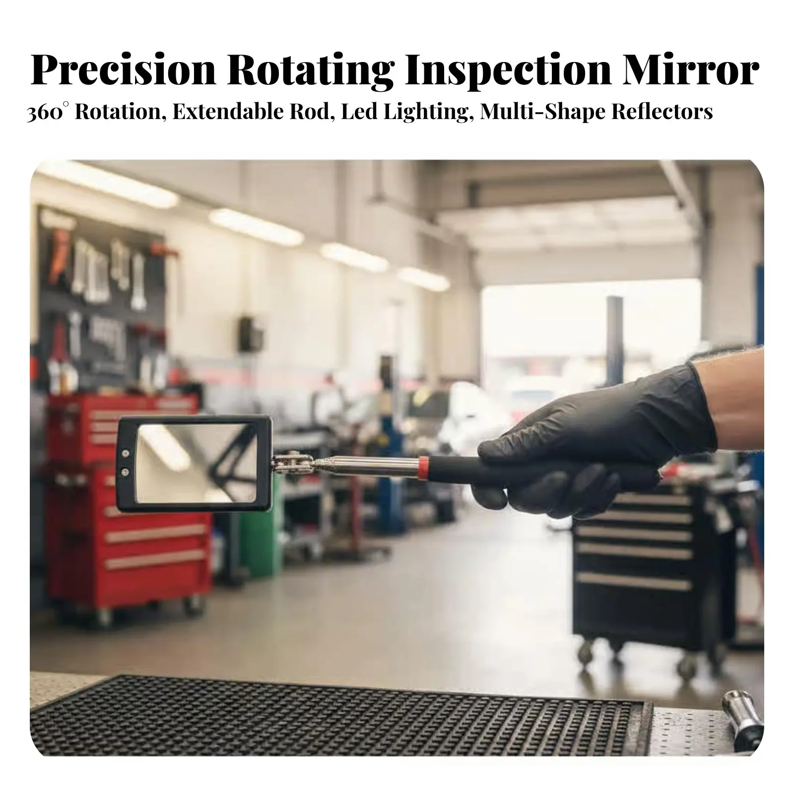 Vehicle Undercarriage Inspection Mirror Illuminated Illuminated Telescoping Inspection Mirror Portable Shatter-Resistant
Vehicle Undercarriage Inspection Mirror Illuminated Illuminated Telescoping Inspection Mirror Portable Shatter-Resistant