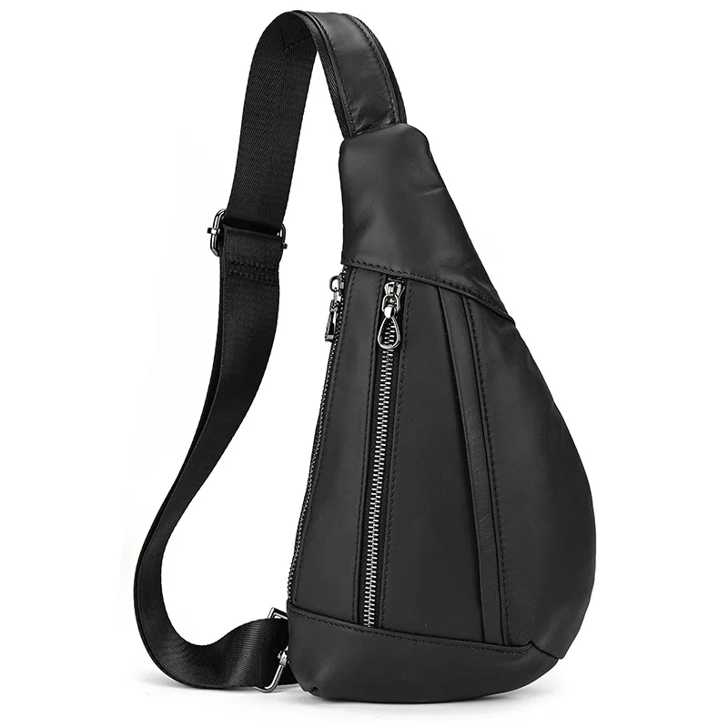 Soft Genuine Leather Men's Chest Pack Male Mini Shoulder Crossbody Bag Anti Theft Chest Pack Men Outdoor Summer Sling Bag
Soft Genuine Leather Men's Chest Pack Male Mini Shoulder Crossbody Bag Anti Theft Chest Pack Men Outdoor Summer Sling Bag
