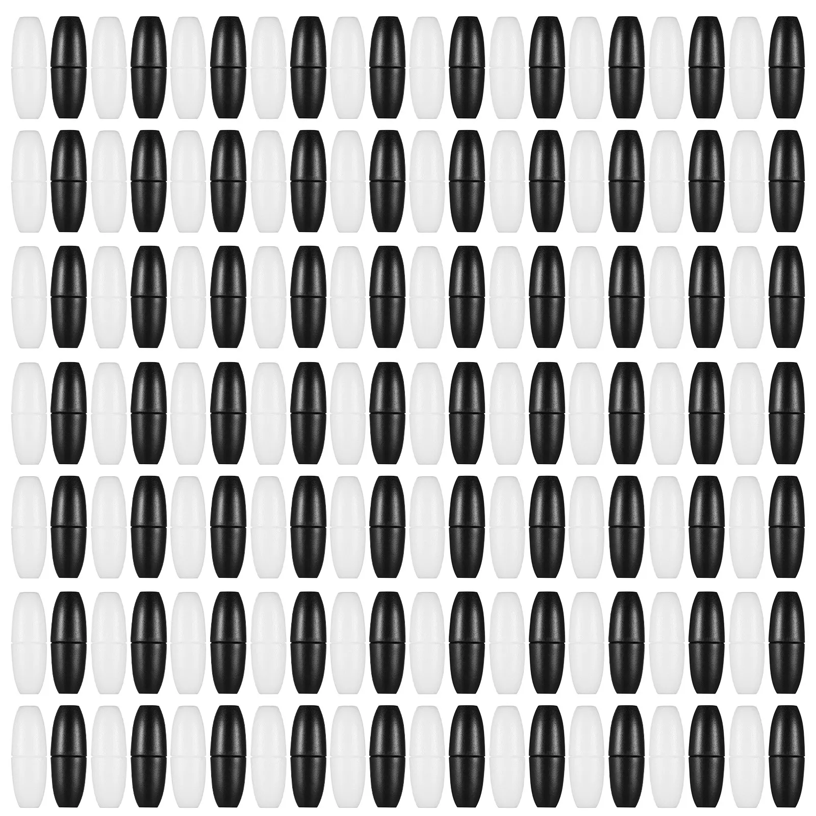 80 шт. застежек для изготовления украшений: пластиковые разъемные застежки-бочонки, черные и белые, для ожерелий, браслетов, шнурков, безопасные застежки
80 шт. застежек для изготовления украшений: пластиковые разъемные застежки-бочонки, черные и белые, для ожерелий, браслетов, шнурков, безопасные застежки