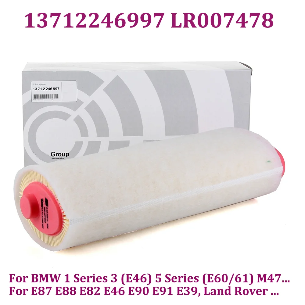 Air Filter 13712246997 LR007478 PHE100500 For BMW 1 Series 3 (E46) 5 Series (E60/61) M47 E87 E88 E82 E46 E90 E91 E39 Land Rover
Air Filter 13712246997 LR007478 PHE100500 For BMW 1 Series 3 (E46) 5 Series (E60/61) M47 E87 E88 E82 E46 E90 E91 E39 Land Rover