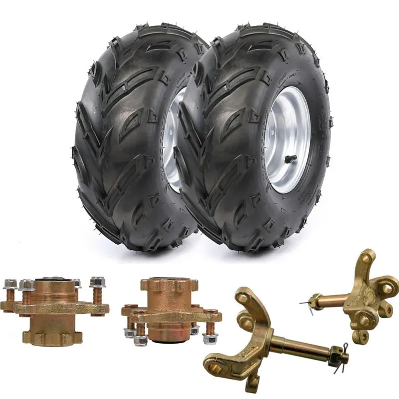 2pc 16x8-7 16x8x7 Tire Rim Wheel + 4 Stud Knuckle Hub for Go Kart ATV Golf 125cc
2pc 16x8-7 16x8x7 Tire Rim Wheel + 4 Stud Knuckle Hub for Go Kart ATV Golf 125cc