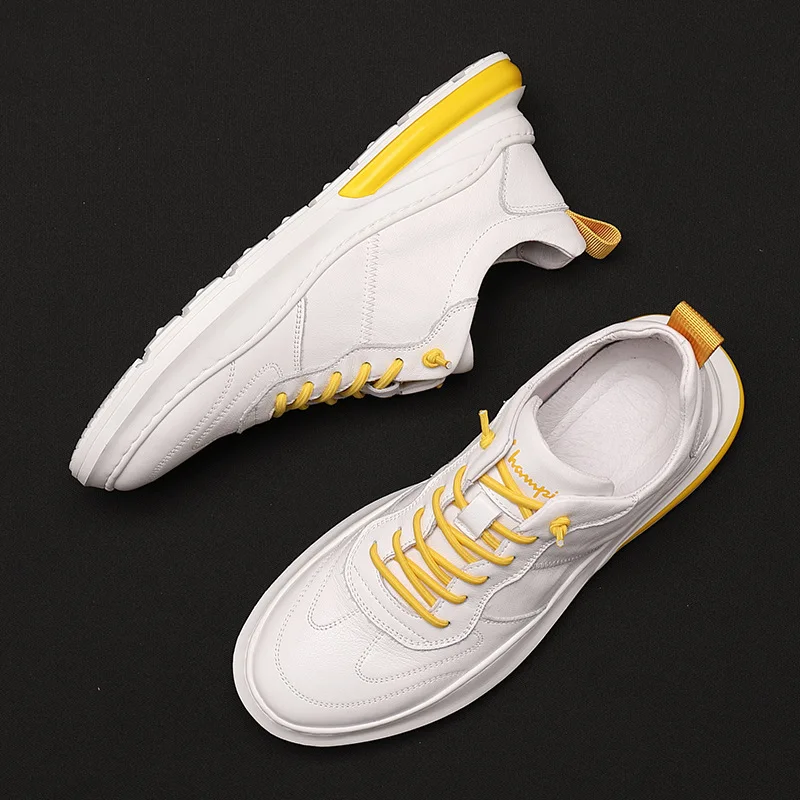 Pop Casual Shoes Leather Sneakers Men Comfortable Jogging Trainers Nice Autumn Breathable Sports Shoes for Man Zapatillas Hombre
Pop Casual Shoes Leather Sneakers Men Comfortable Jogging Trainers Nice Autumn Breathable Sports Shoes for Man Zapatillas Hombre