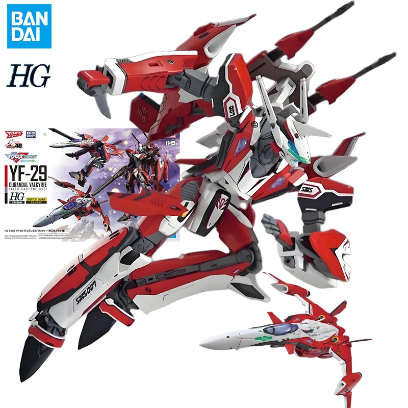 BANDAI Original HG 1/100 THE SUPER DIMENSION FORTRESS MACROSS YF-29 DURANDAL VALKYRIE Anime Action Figure Assembly Model Toys
BANDAI Original HG 1/100 THE SUPER DIMENSION FORTRESS MACROSS YF-29 DURANDAL VALKYRIE Anime Action Figure Assembly Model Toys