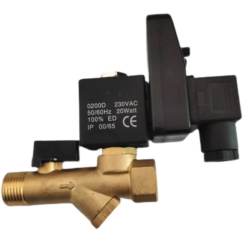 Air Compressor Drain Solenoid Valve All Copper 4 Points 0200D 20W
Air Compressor Drain Solenoid Valve All Copper 4 Points 0200D 20W