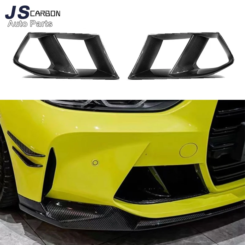 For BMW M3 M4 G80 G82 G83 2021+ Carbon Fiber Front Bumper Air Vent Cover Trim 2 Door FRP Foglamp Mesh Grill Car Accessories
For BMW M3 M4 G80 G82 G83 2021+ Carbon Fiber Front Bumper Air Vent Cover Trim 2 Door FRP Foglamp Mesh Grill Car Accessories